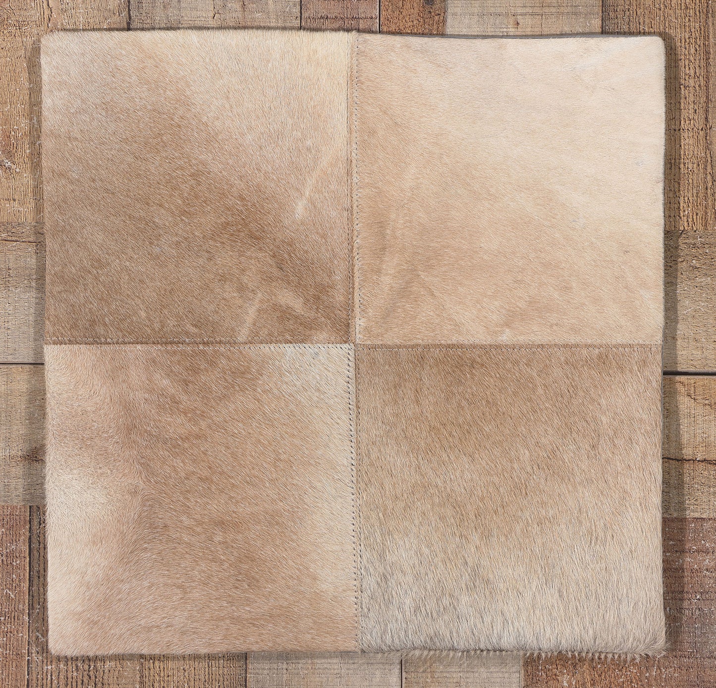 2 x 2 Natural Cowhide Pillow Cover 30897