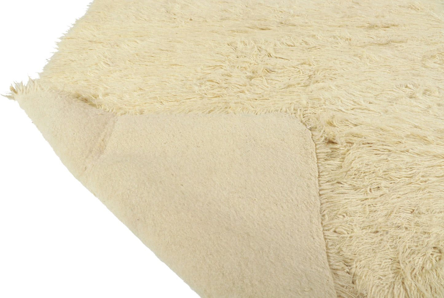 6 x 10 Vintage Greek Natural Flokati Rug 78059