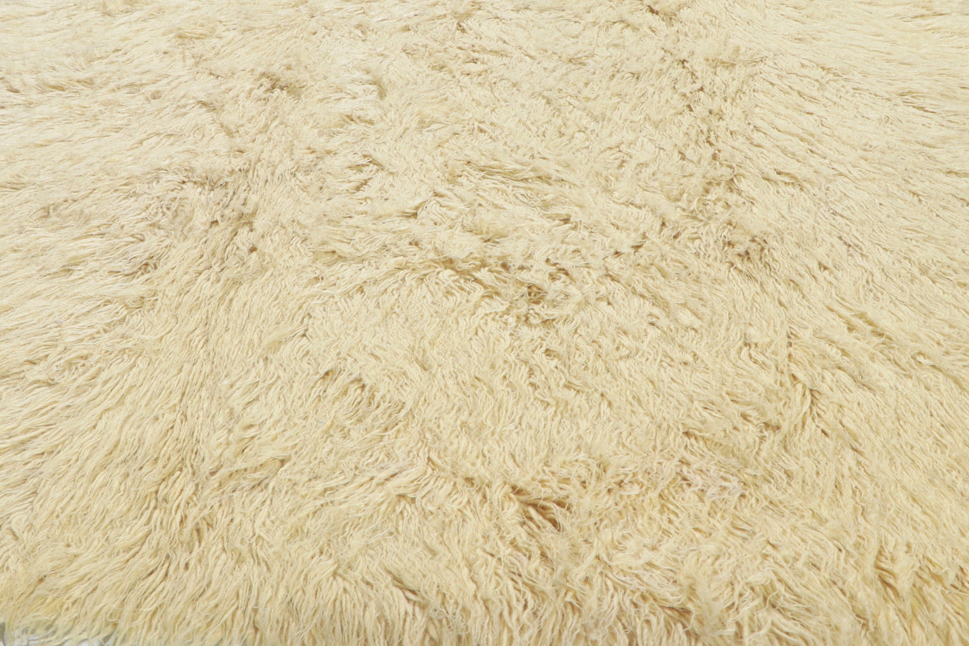 6 x 10 Vintage Greek Natural Flokati Rug 78059