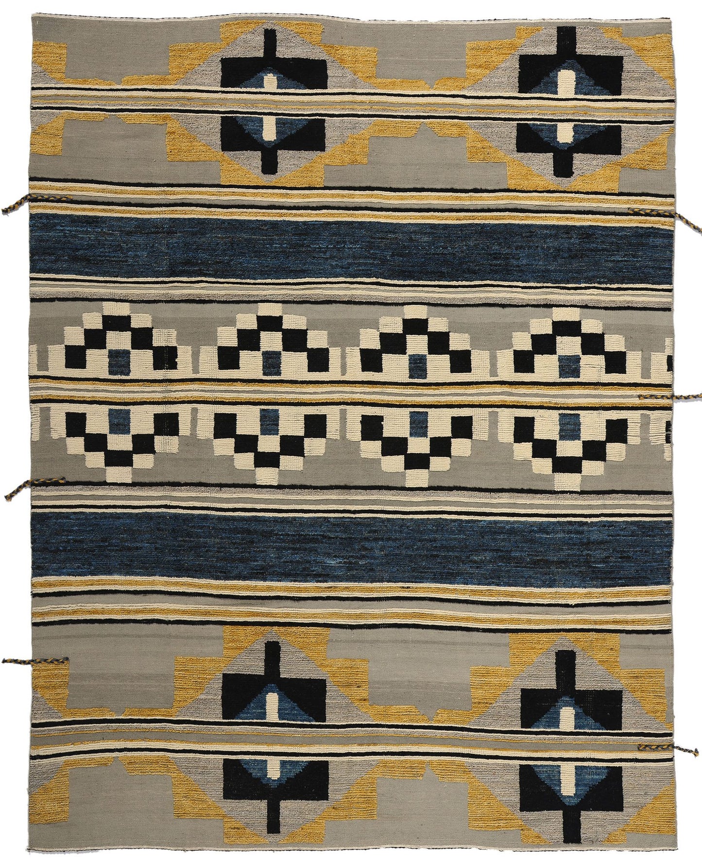 8 x 11 Southwest Modern Moroccan High-Low Rug 81056