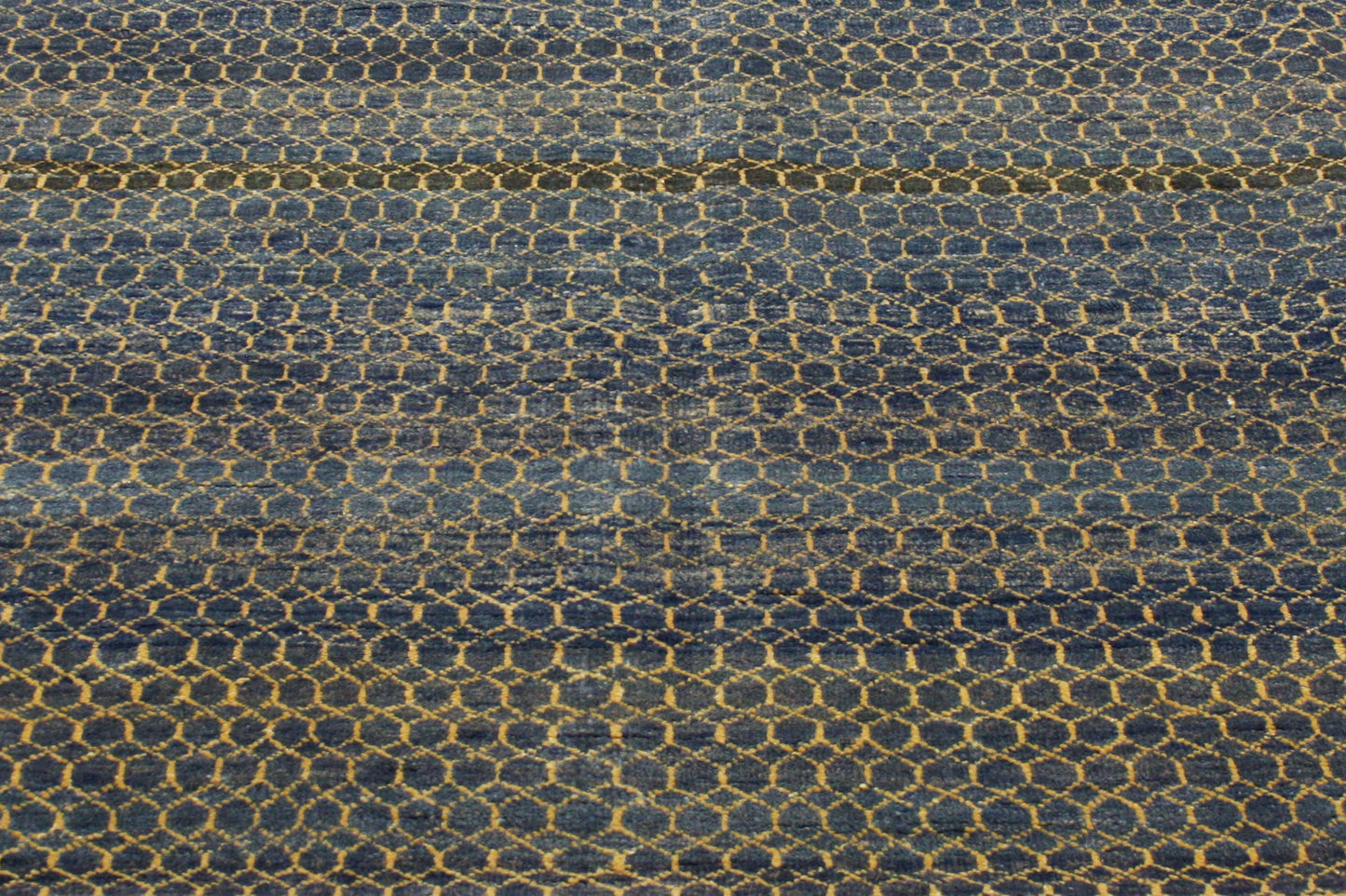 6 x 8 Navy Blue Transitional Indian Rug 30288