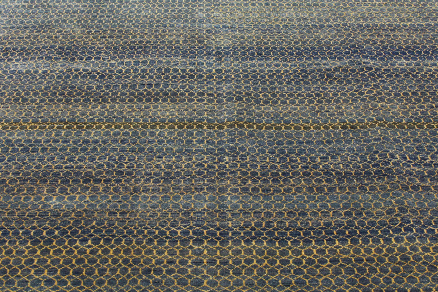 6 x 8 Navy Blue Transitional Indian Rug 30288
