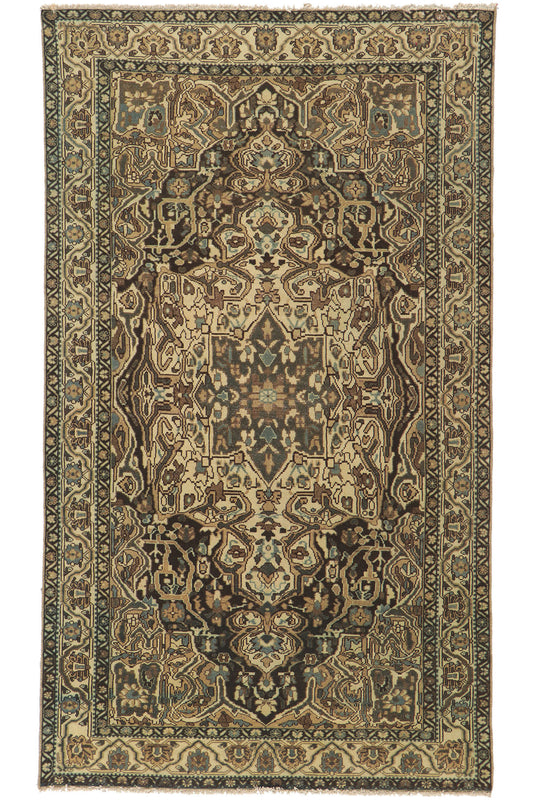 5 x 9 Antique Persian Bakhtiari Rug 53741