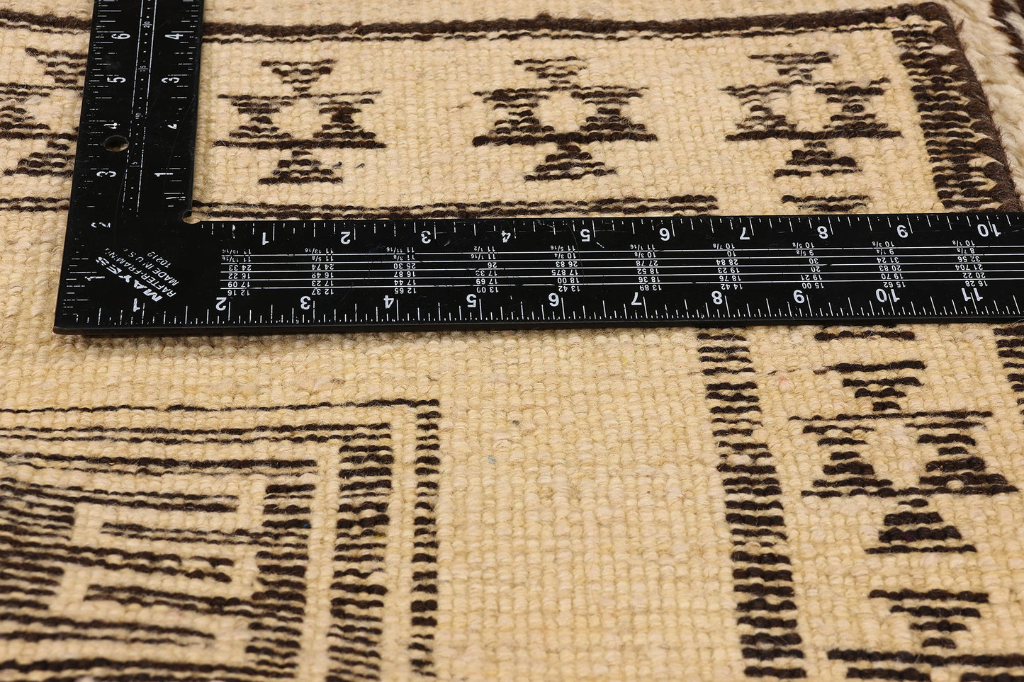 3 x 14 Vintage Neutral Kurdish Rug 53907
