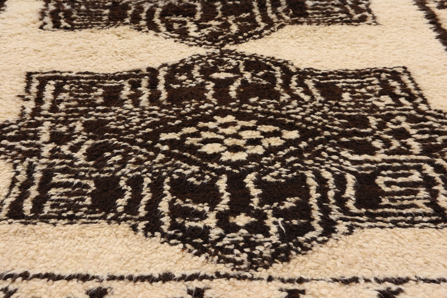 3 x 14 Vintage Neutral Kurdish Rug 53907