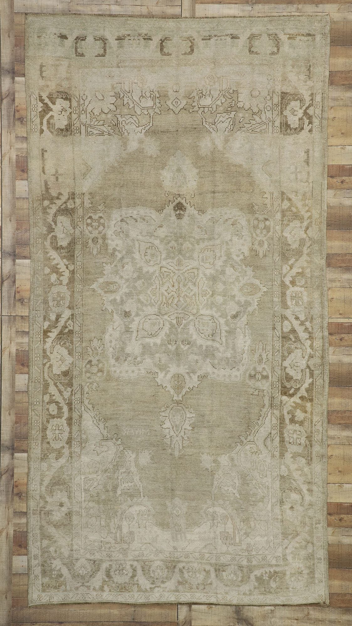 7 x 13 Vintage Turkish Oushak Rug 52484