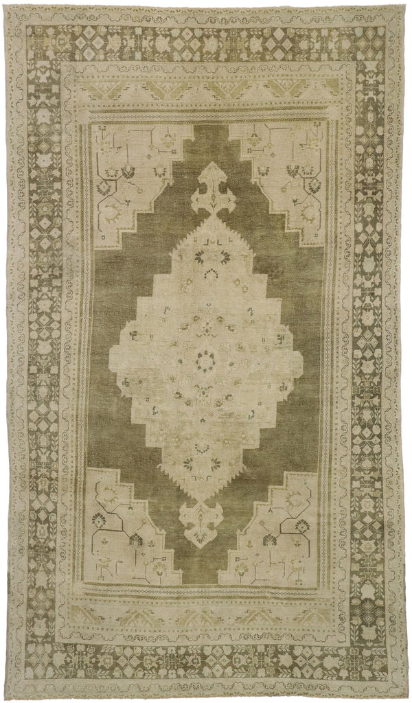 7 x 12 Vintage Turkish Oushak Rug 52488