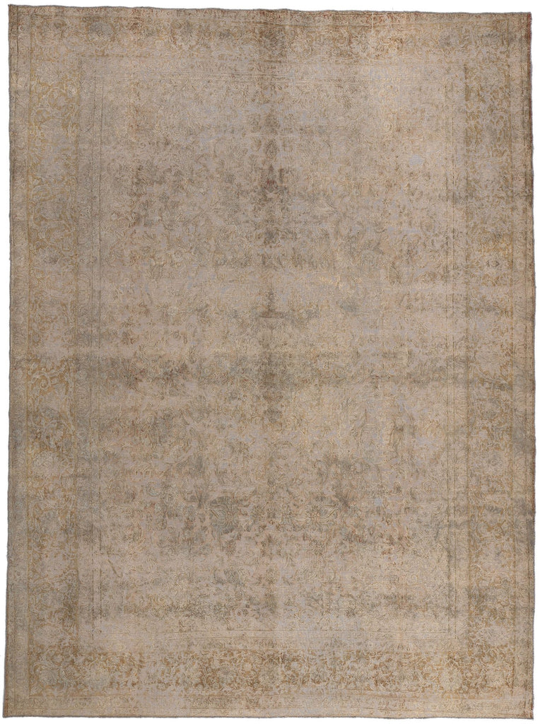 10 x 13 Vintage Turkish Overdyed Rug 60609