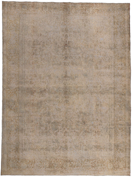 10 x 13 Vintage Turkish Overdyed Rug 60609