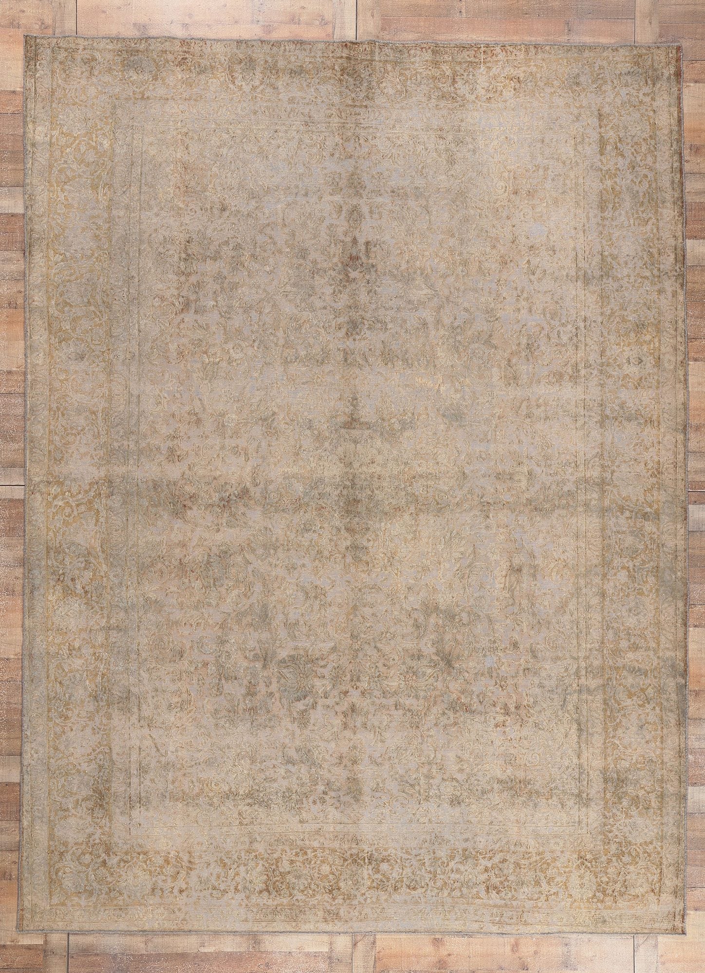10 x 13 Vintage Turkish Overdyed Rug 60609