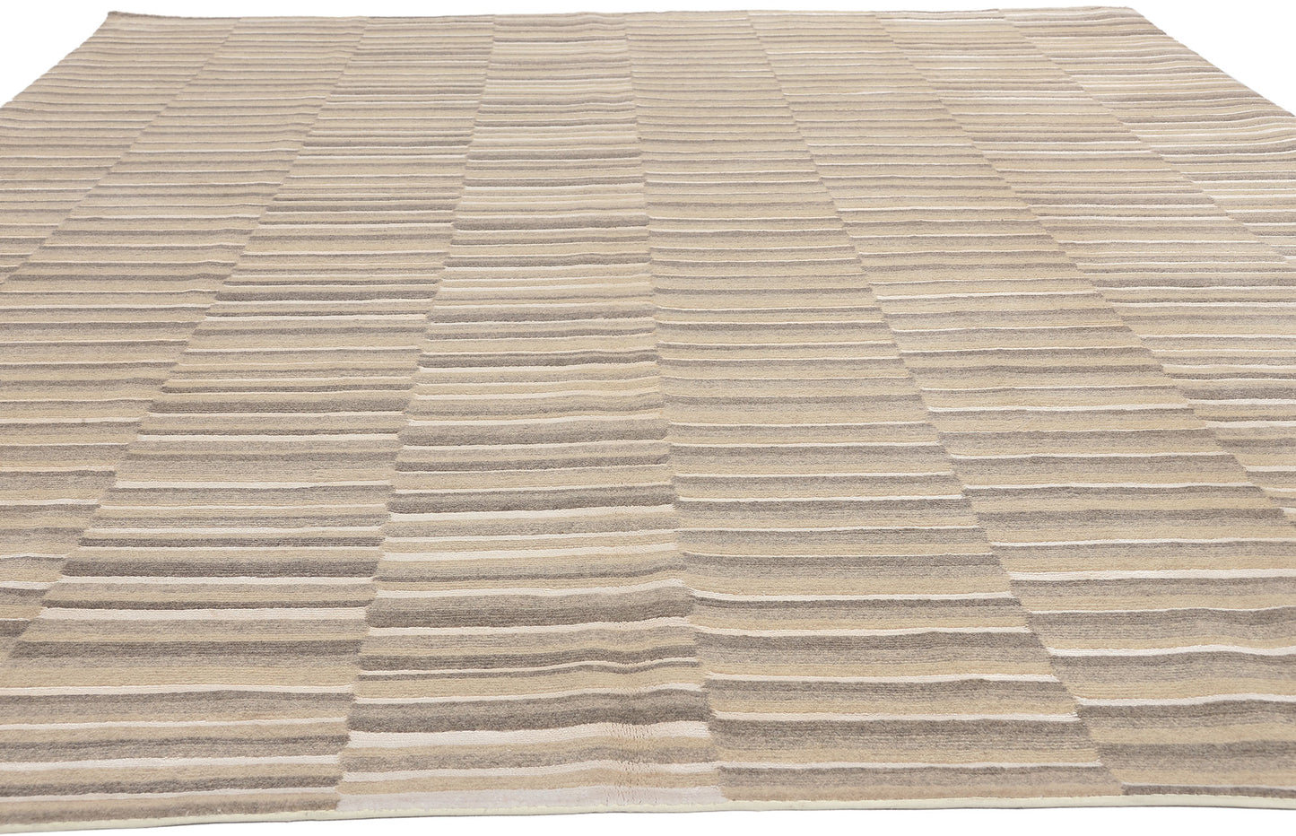 8 x 10 Neutral Striped Rug 30231