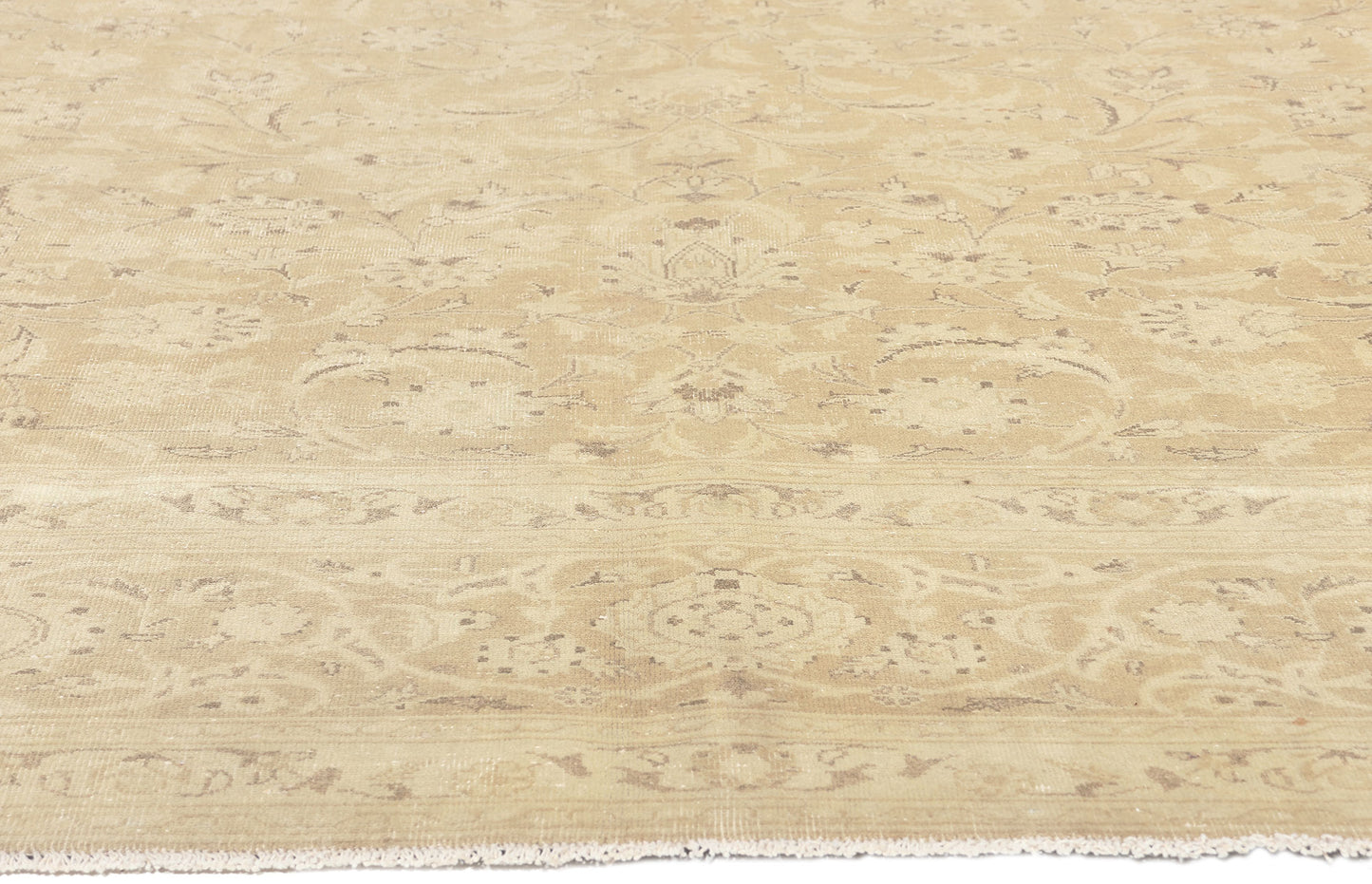 10 x 13 Vintage Persian Tabriz Rug 60688
