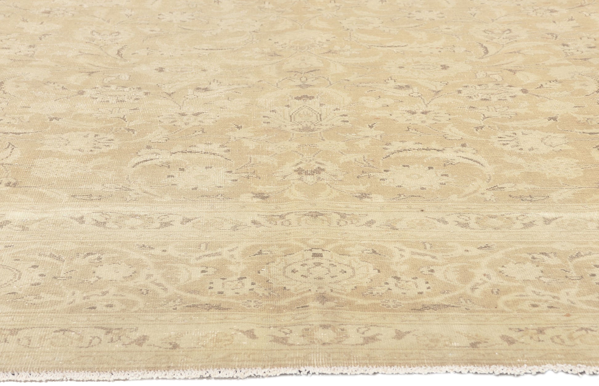10 x 13 Vintage Persian Tabriz Rug 60688