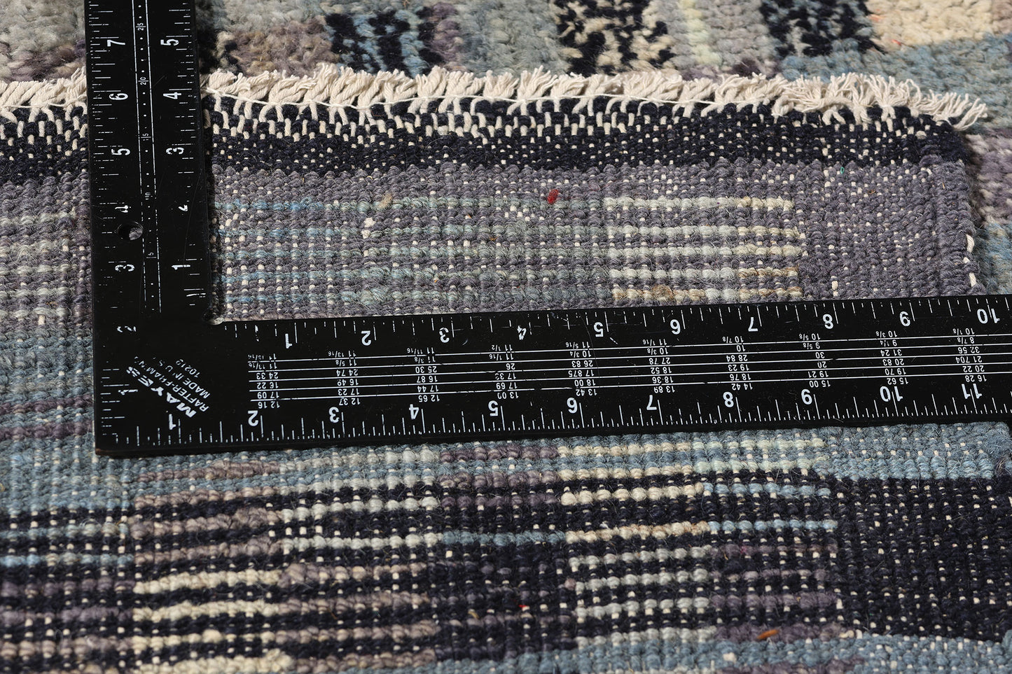 12 x 15 Modern Bauhaus Checkered Moroccan Rug 81053