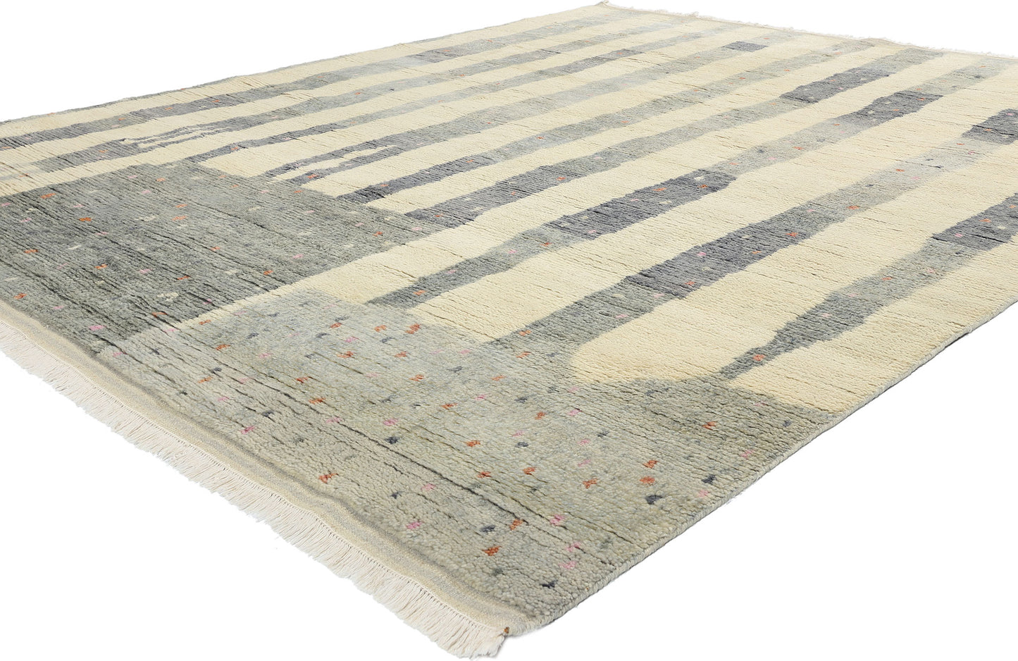 8 x 10 Organic Modern Brutalist Moroccan Rug 31226