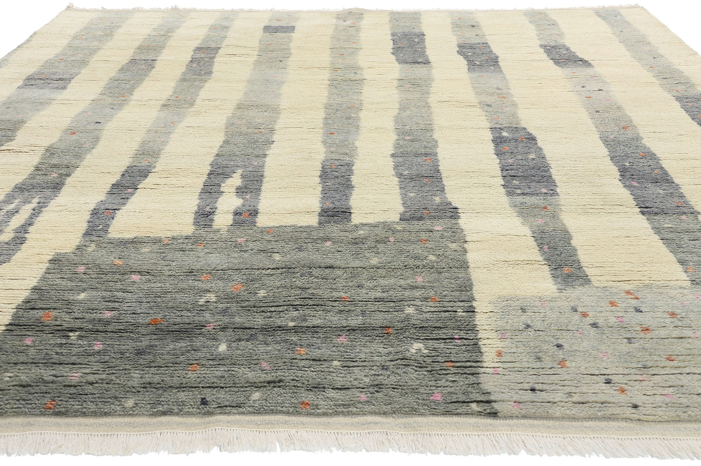 8 x 10 Organic Modern Brutalist Moroccan Rug 31226