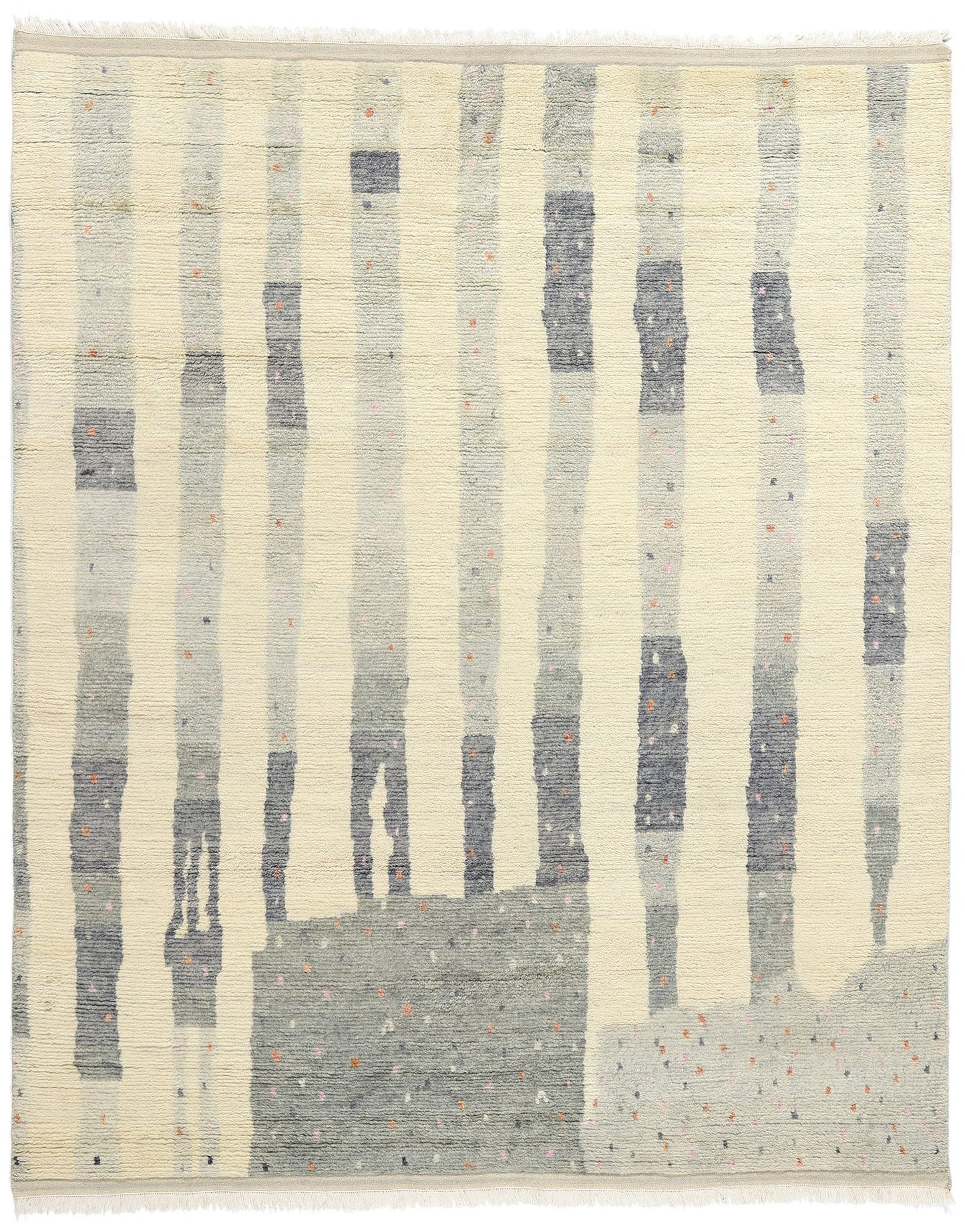 8 x 10 Organic Modern Brutalist Moroccan Rug 31226