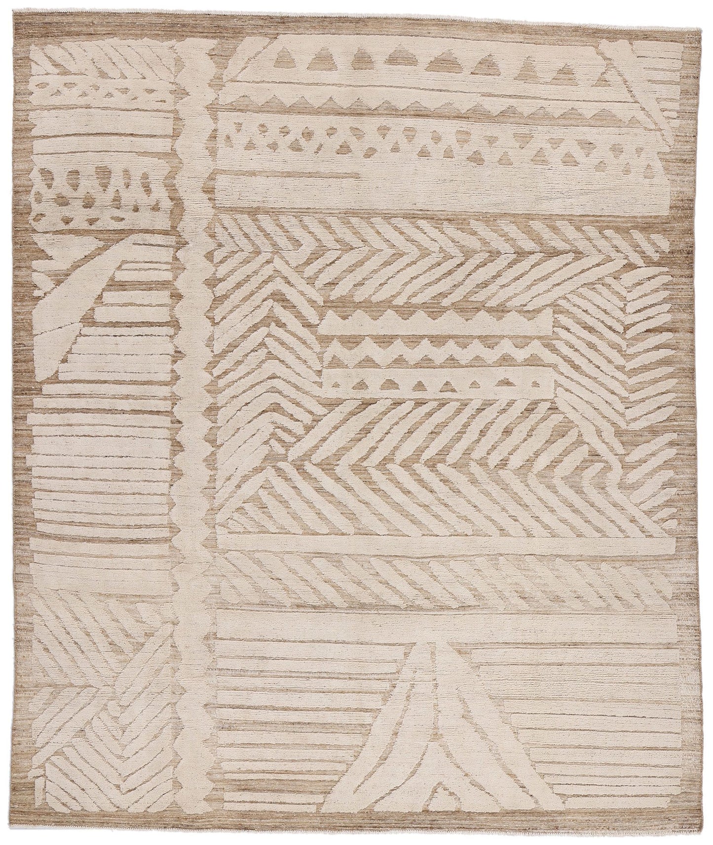 8 x 10 Organic Modern Moroccan High-Low Rug 81070