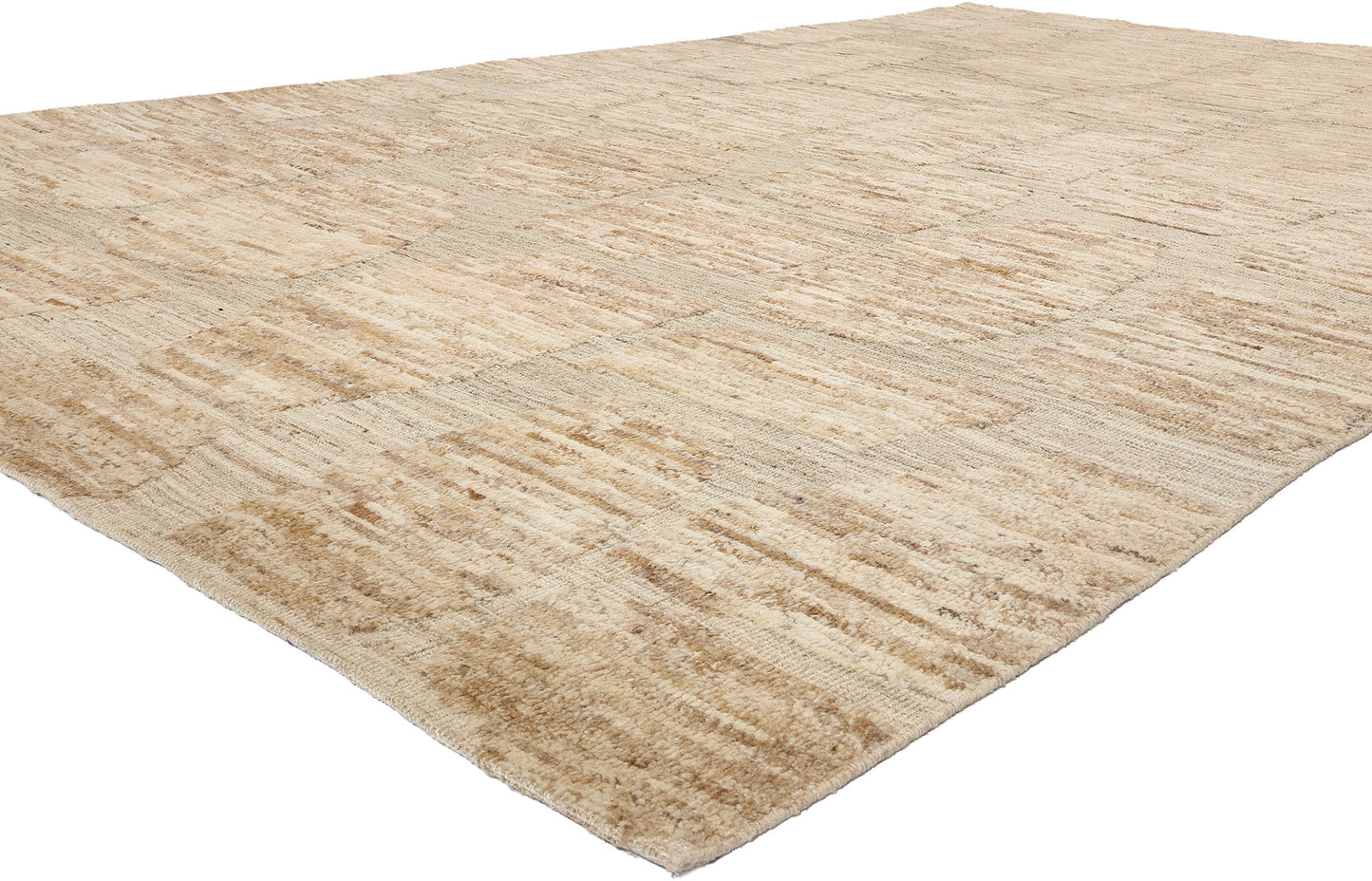 8 x 13 Organic Modern Moroccan High-Low Rug 81054