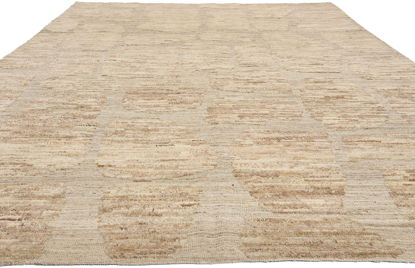 8 x 13 Organic Modern Moroccan High-Low Rug 81054