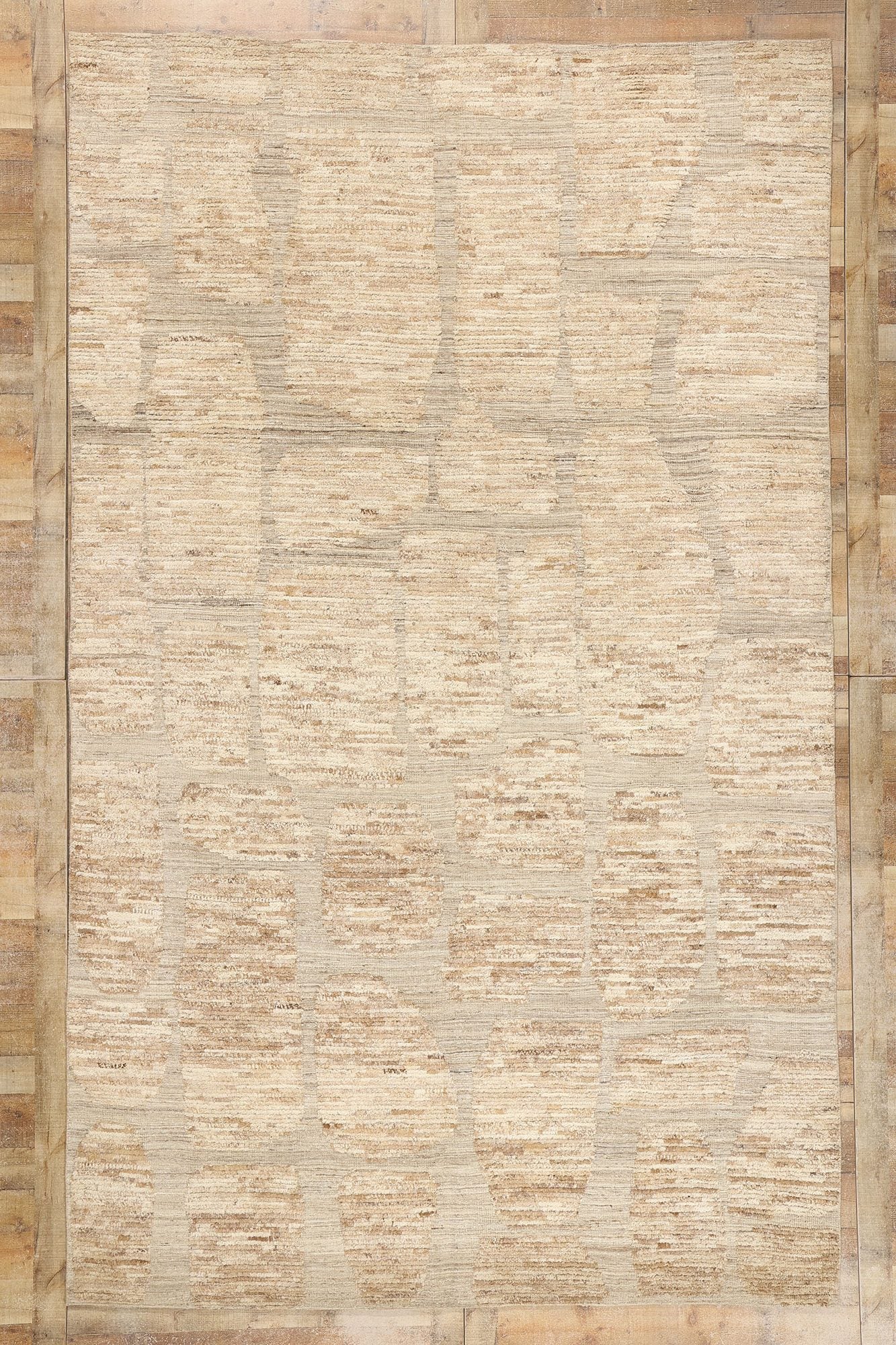 8 x 13 Organic Modern Moroccan High-Low Rug 81054