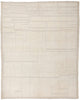 8 x 10 Organic Modern Ivory Moroccan High-Low Rug 81104