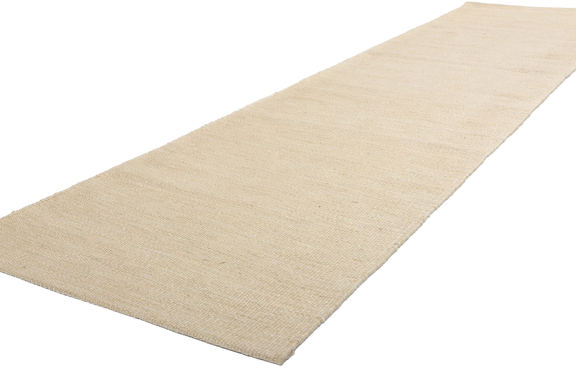3 x 12 Organic Modern Japandi Kilim Rug 31131���