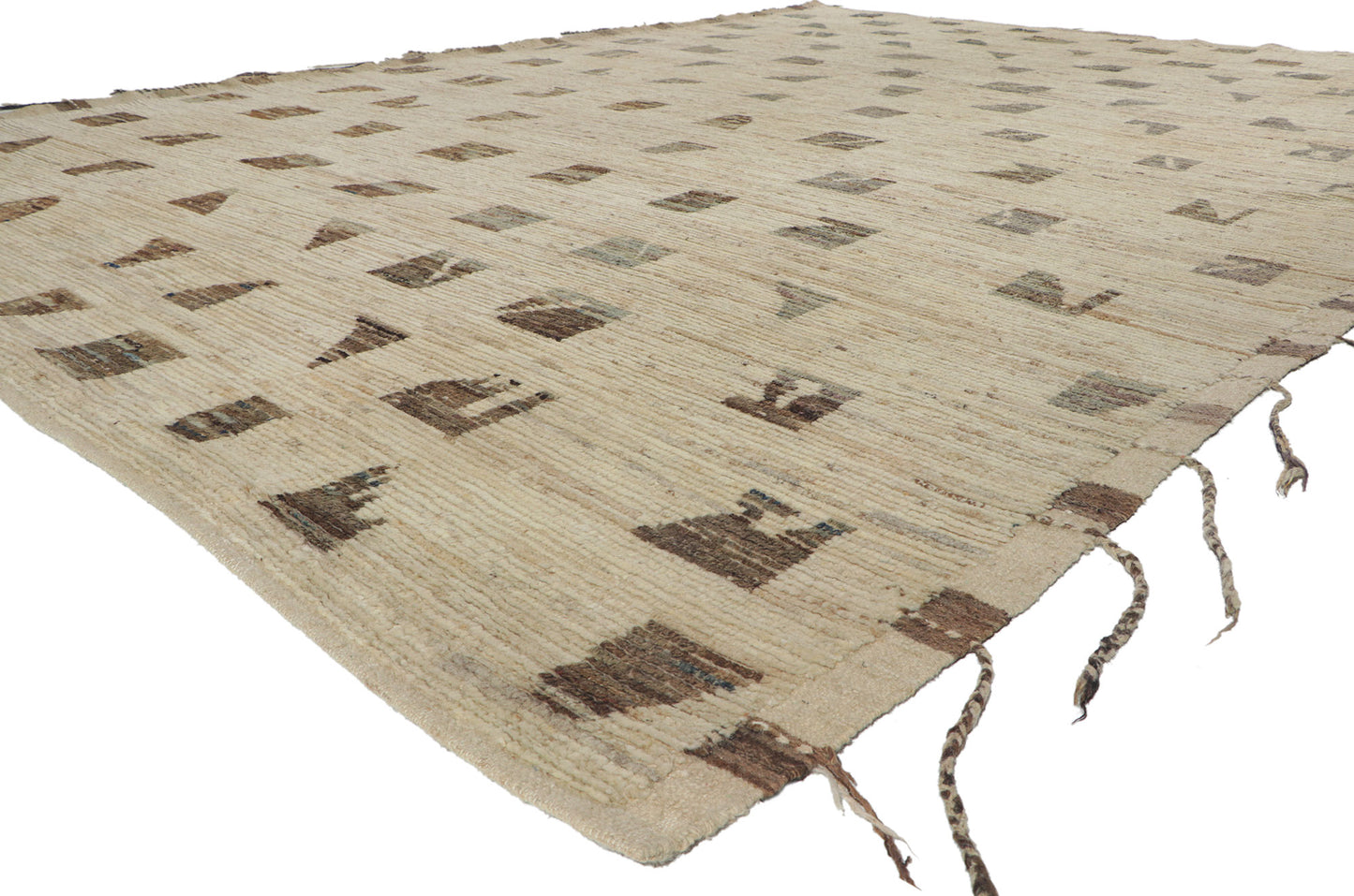 10 x 14 Earth-Tone Moroccan Rug 80812