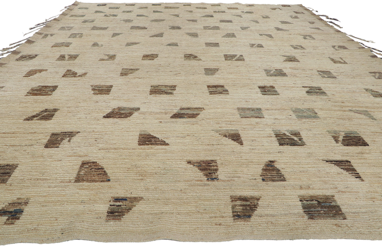 10 x 14 Earth-Tone Moroccan Rug 80812