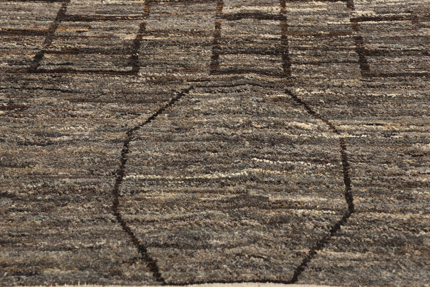 12 x 15 Organic Modern Brutalist Moroccan Rug 81116