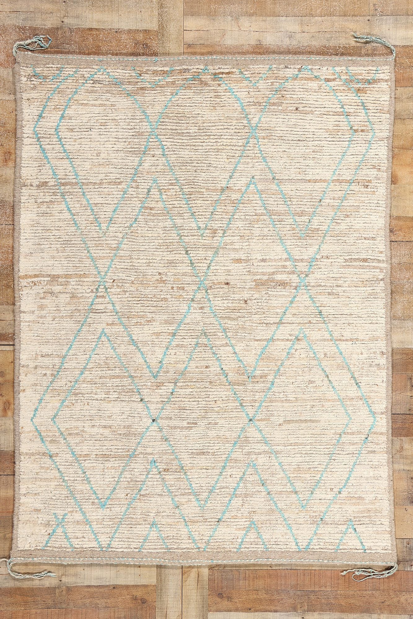 5 x 7 Earth-Tone Moroccan Rug 80783