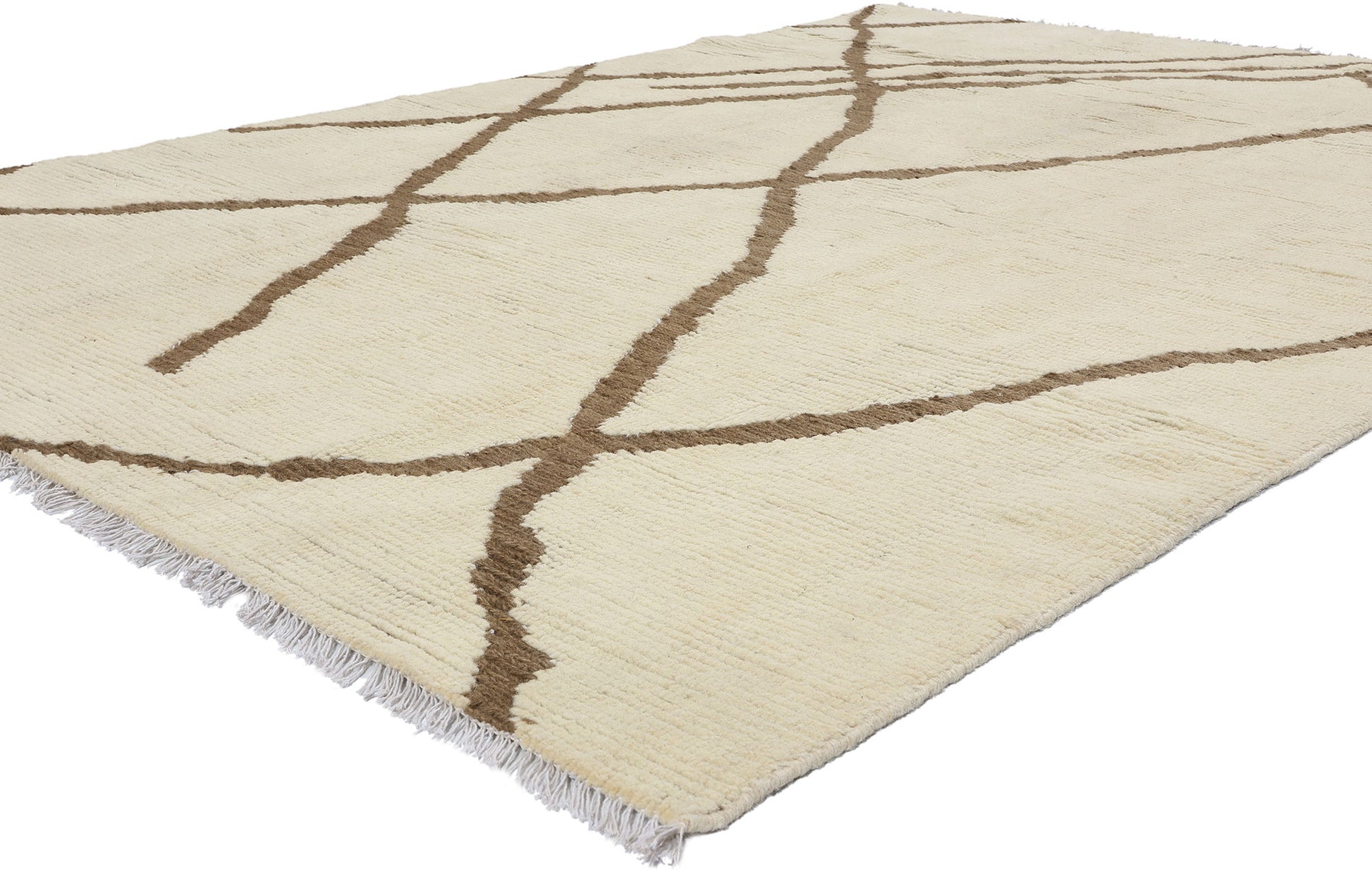 6 x 8 Organic Modern Moroccan Rug 81110