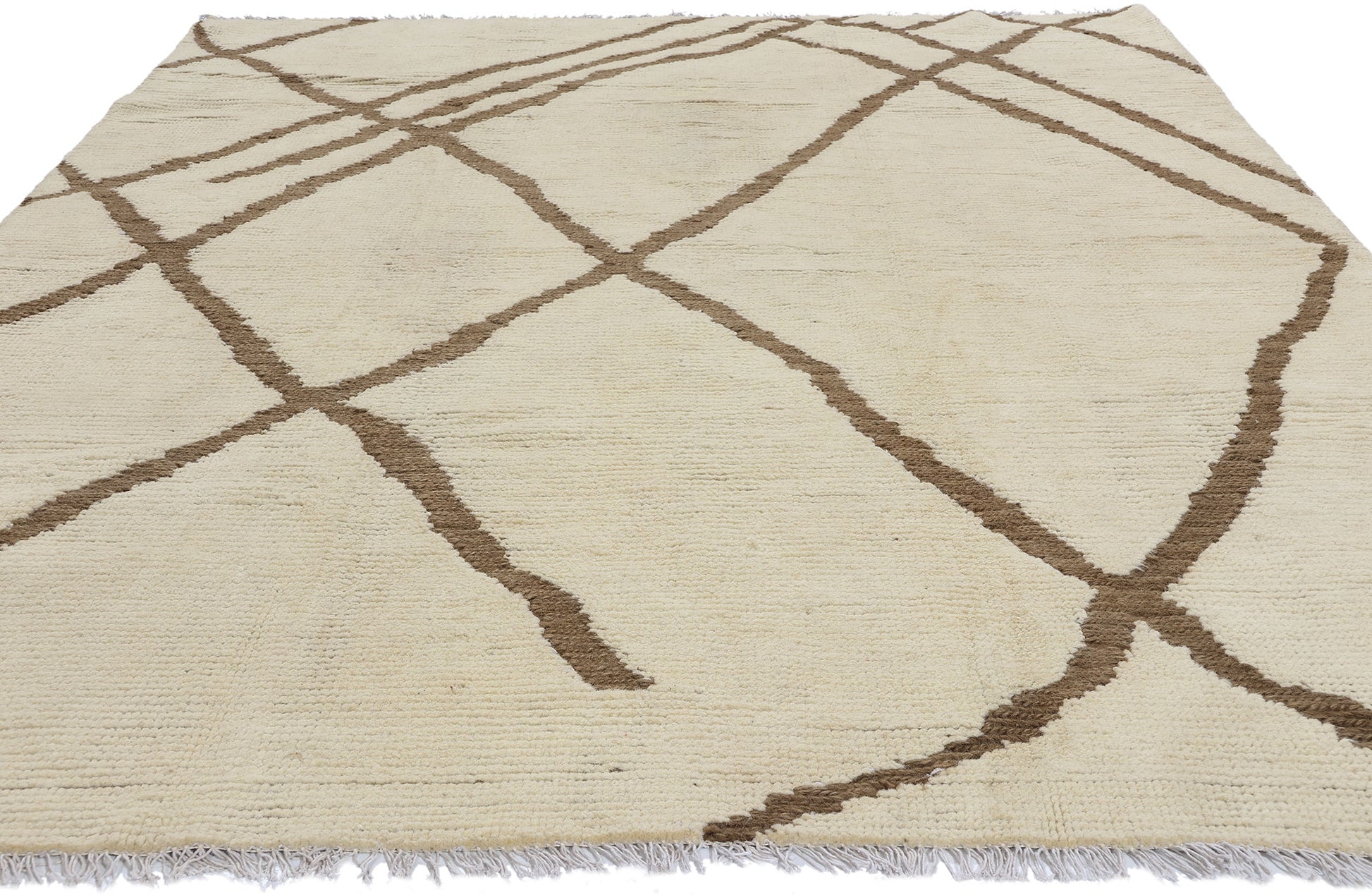 6 x 8 Organic Modern Moroccan Rug 81110
