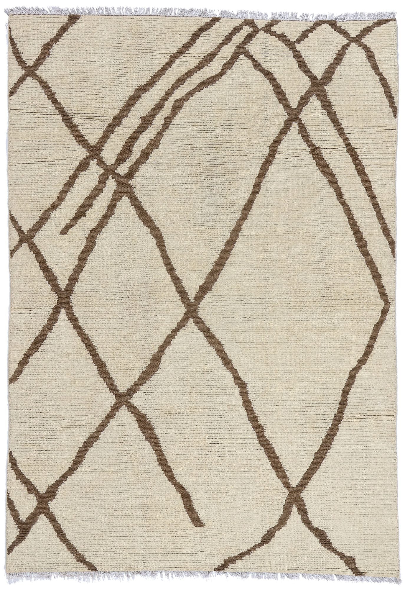 6 x 8 Organic Modern Moroccan Rug 81110