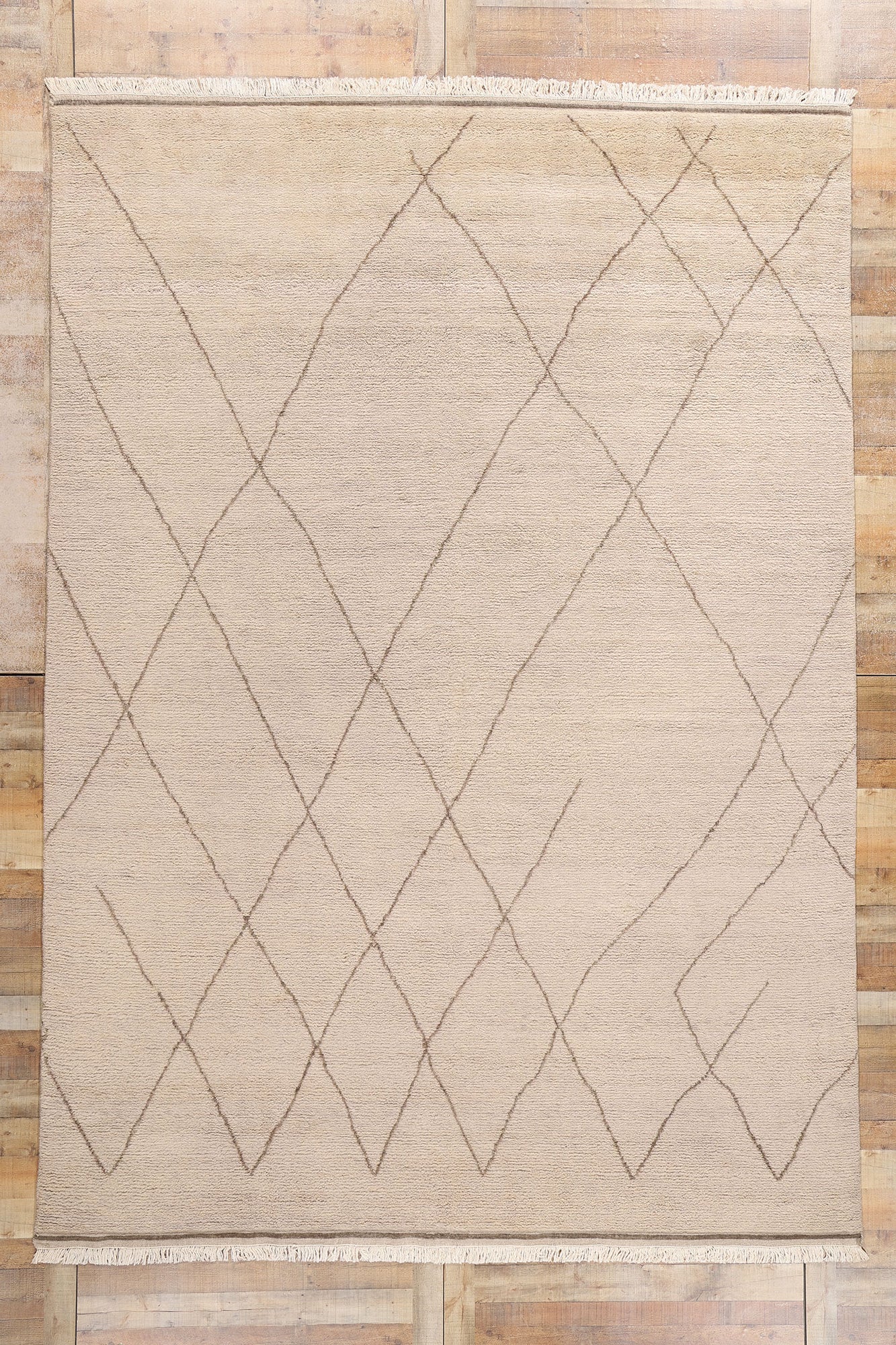 9 x 13 Organic Modern Moroccan Rug 31259