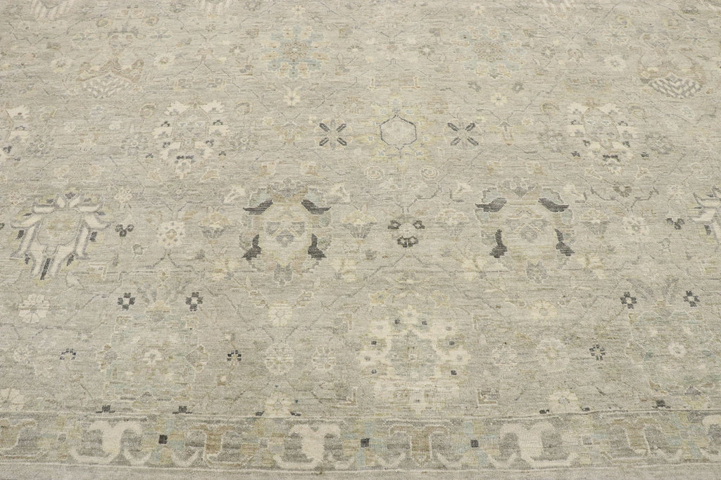 12 x 15 Contemporary Indian Oushak Rug 30618