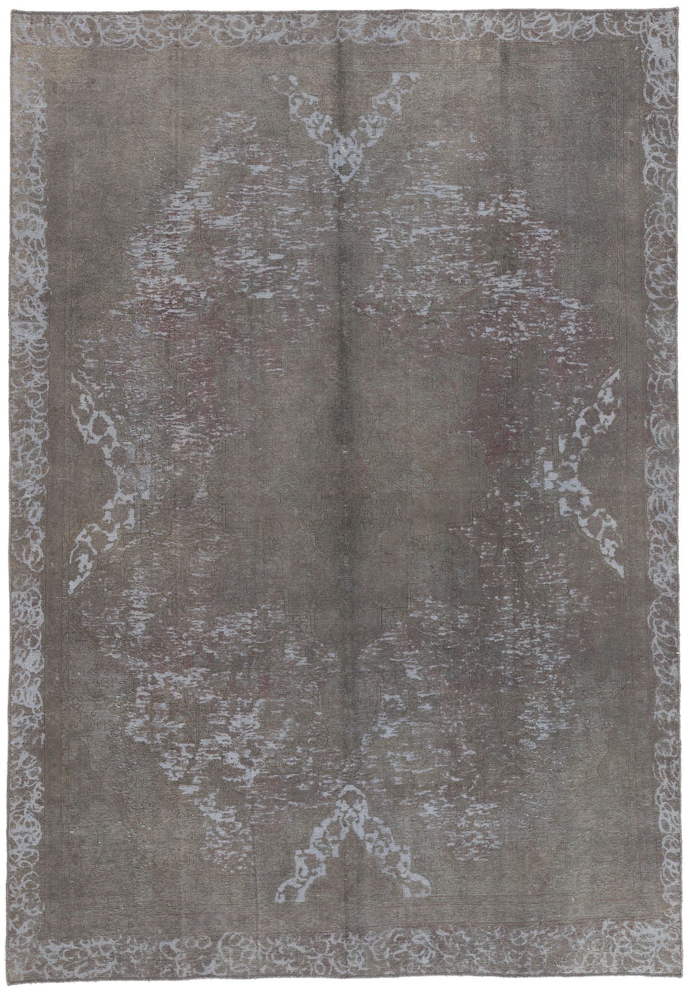 8 x 12 Vintage Turkish Overdyed Rug 60603