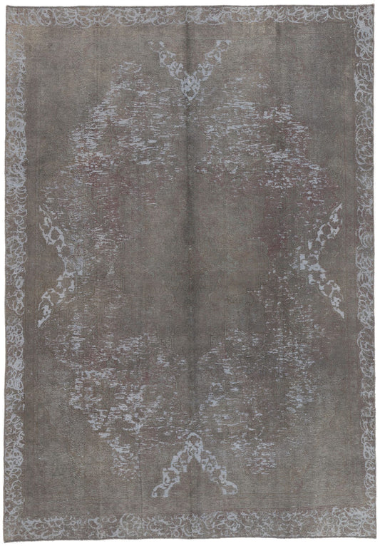 8 x 12 Vintage Turkish Overdyed Rug 60603