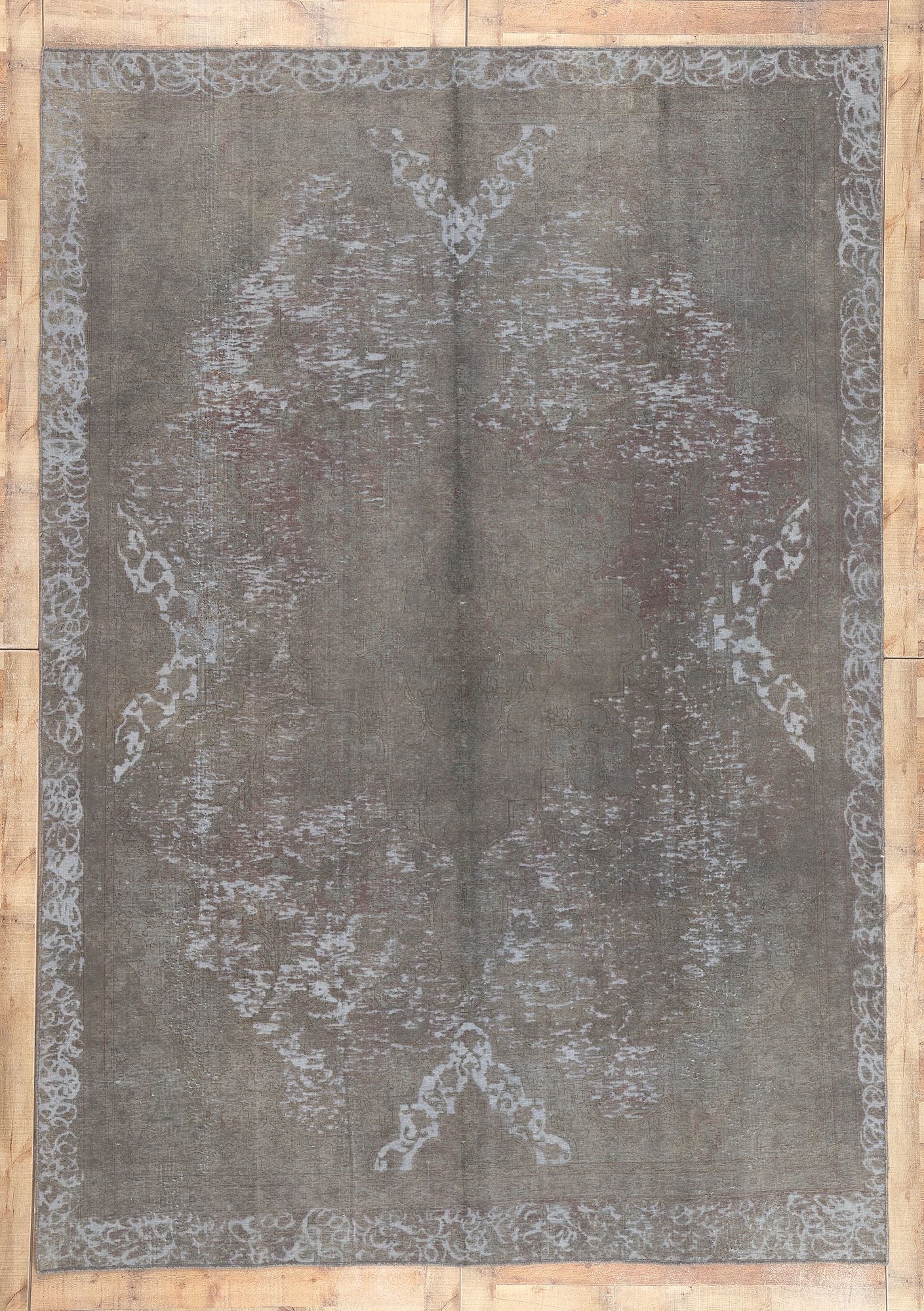 8 x 12 Vintage Turkish Overdyed Rug 60603