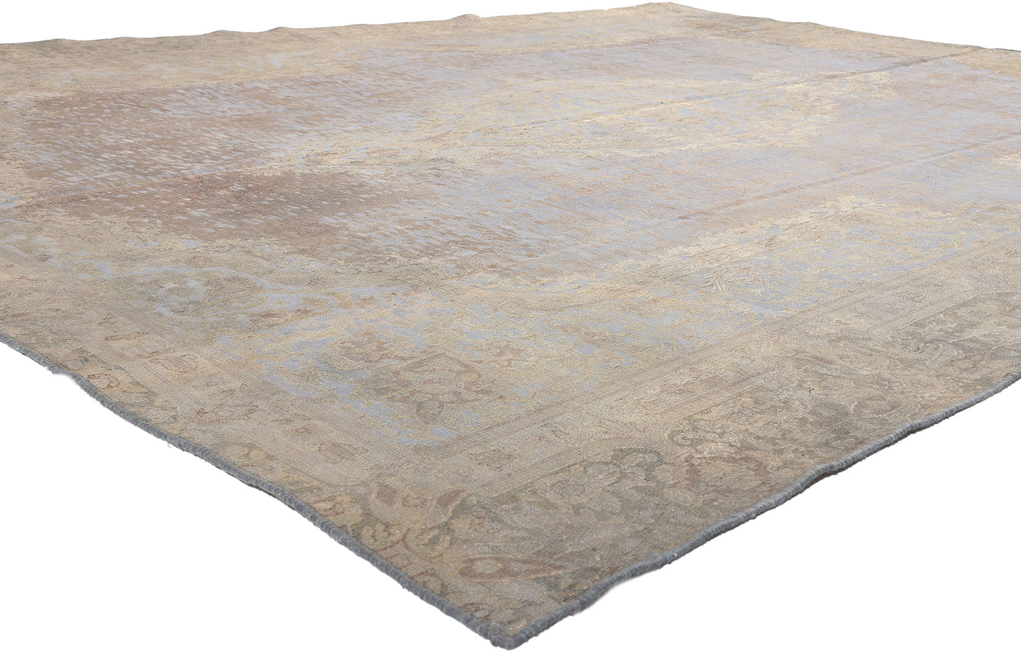 9 x 12 Vintage Turkish Overdyed Rug 60605