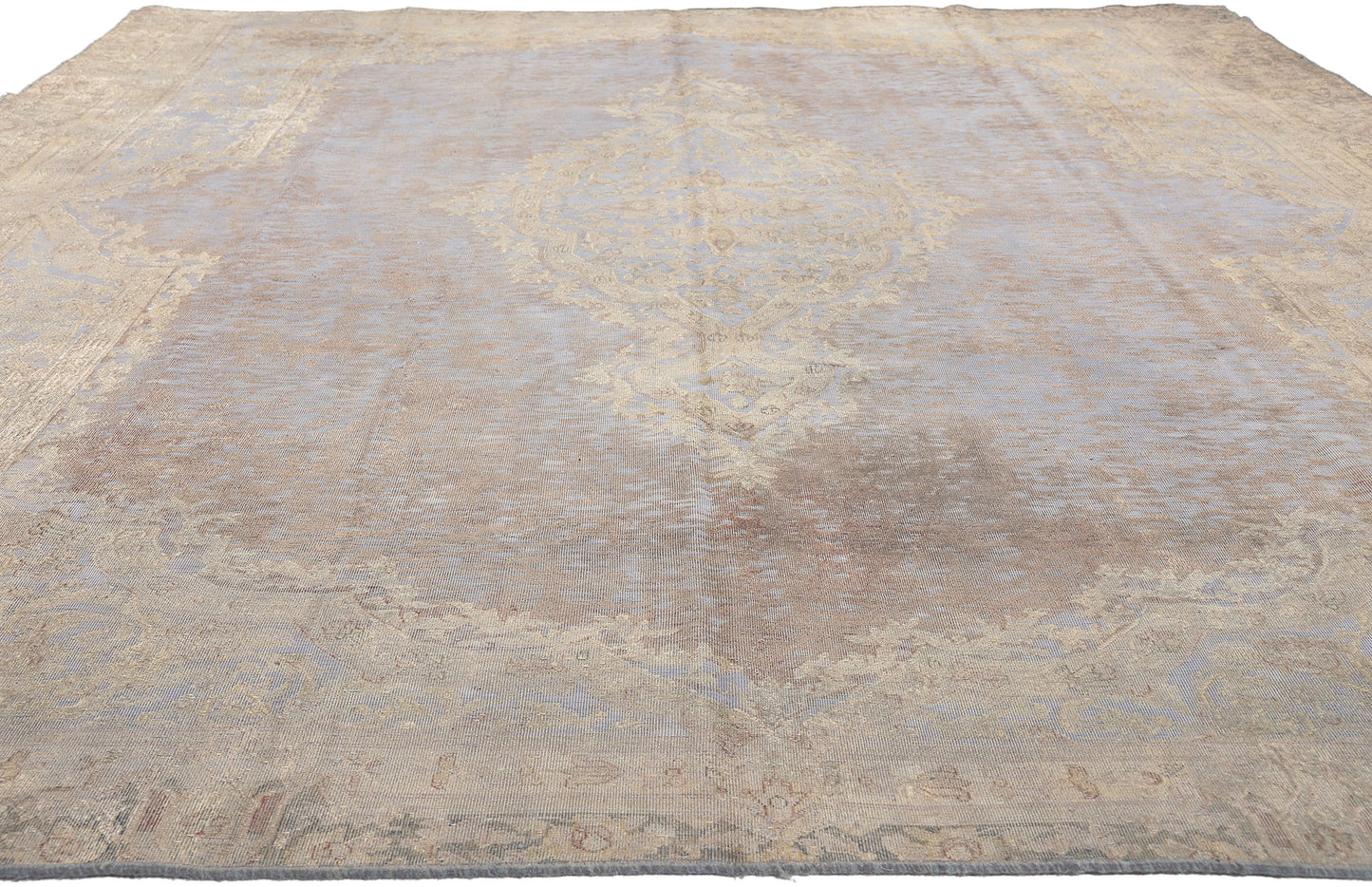 9 x 12 Vintage Turkish Overdyed Rug 60605