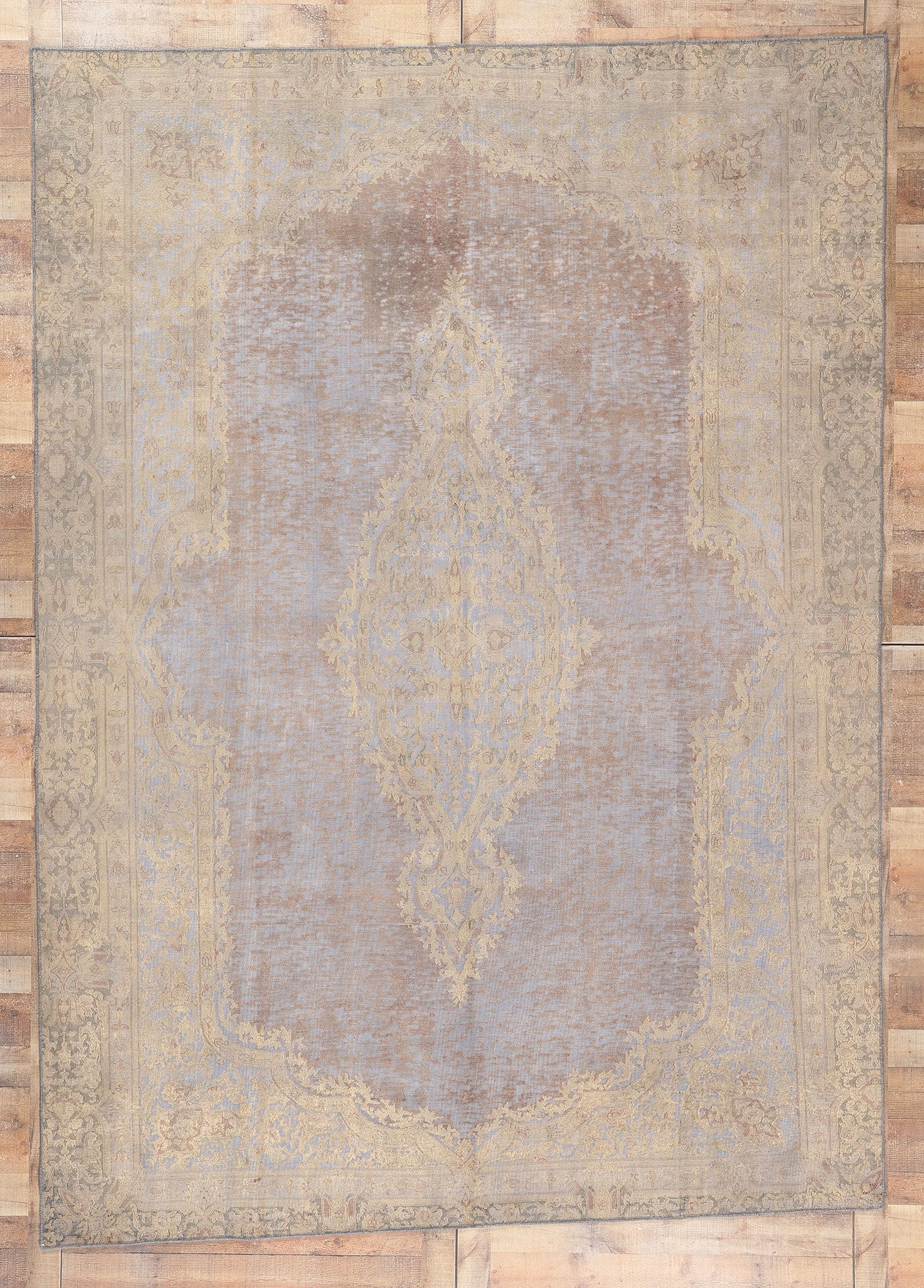 9 x 12 Vintage Turkish Overdyed Rug 60605