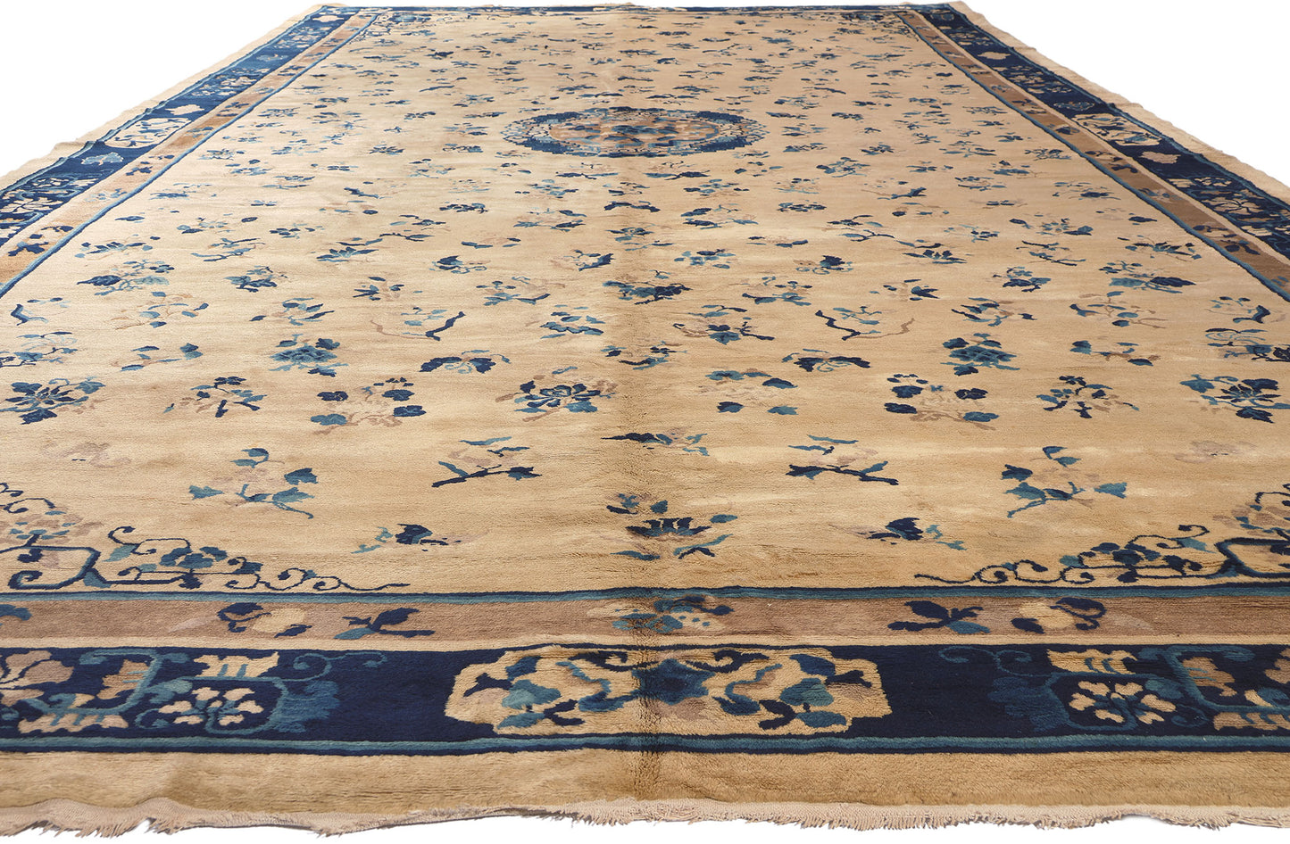 10 x 19 Antique Chinese Peking Rug 72179