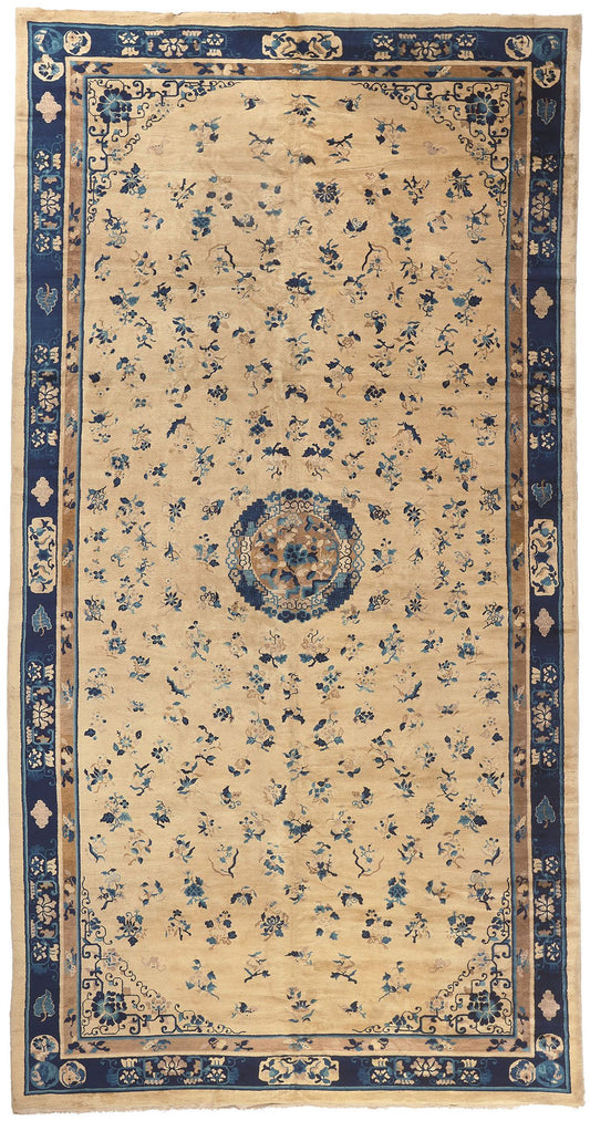 10 x 19 Antique Chinese Peking Rug 72179