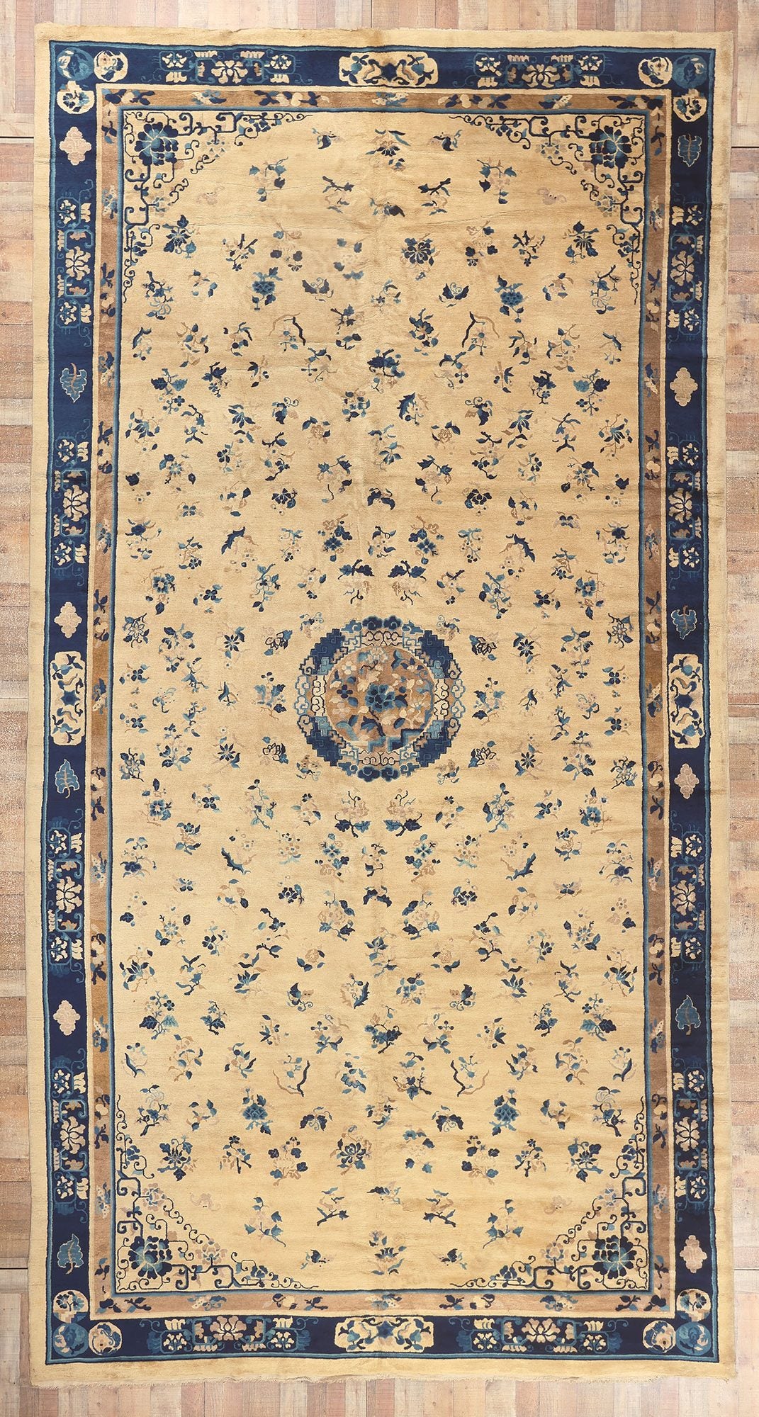 10 x 19 Antique Chinese Peking Rug 72179