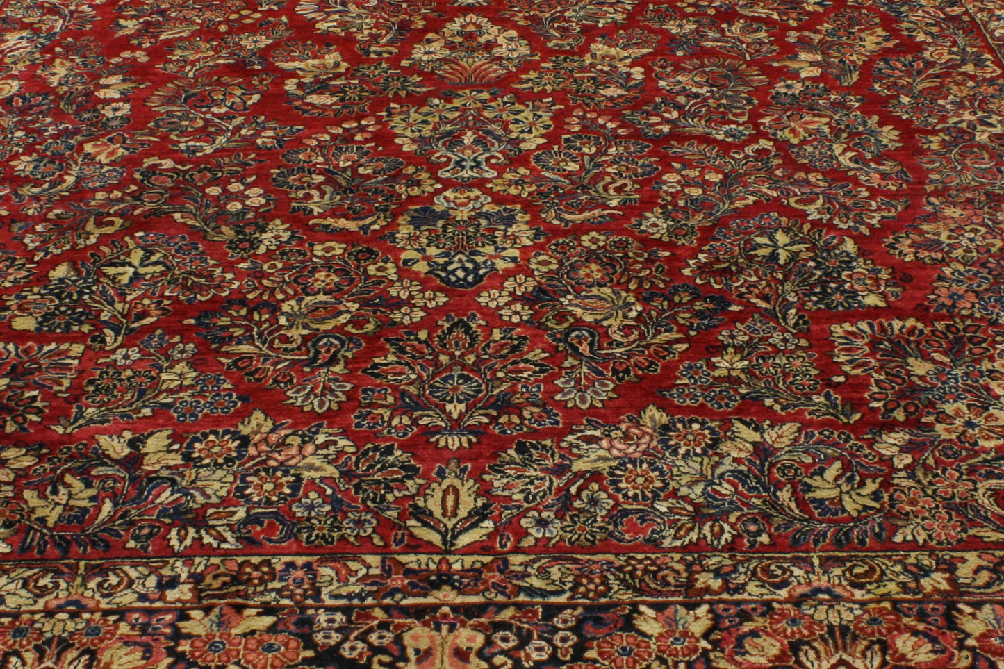 10 x 18 Antique Persian Sarouk Rug 74960