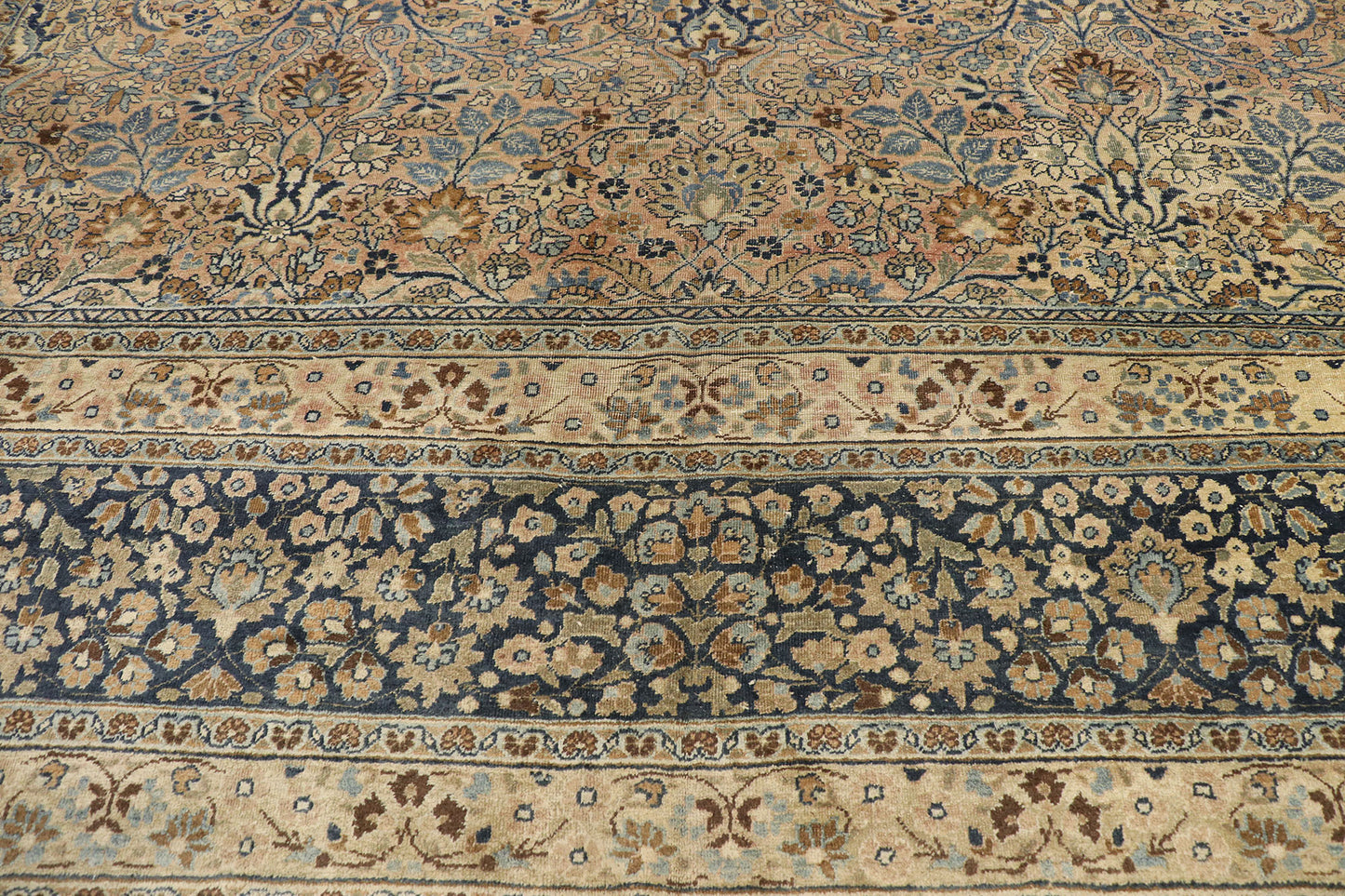 14 x 21 Antique Persian Mashhad Rug 73829