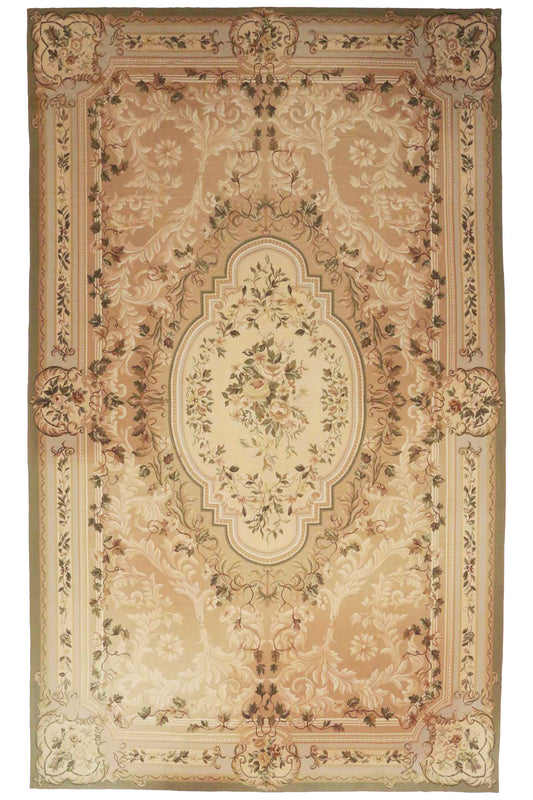 13 x 21 Vintage Chinese Aubusson Rug 76776