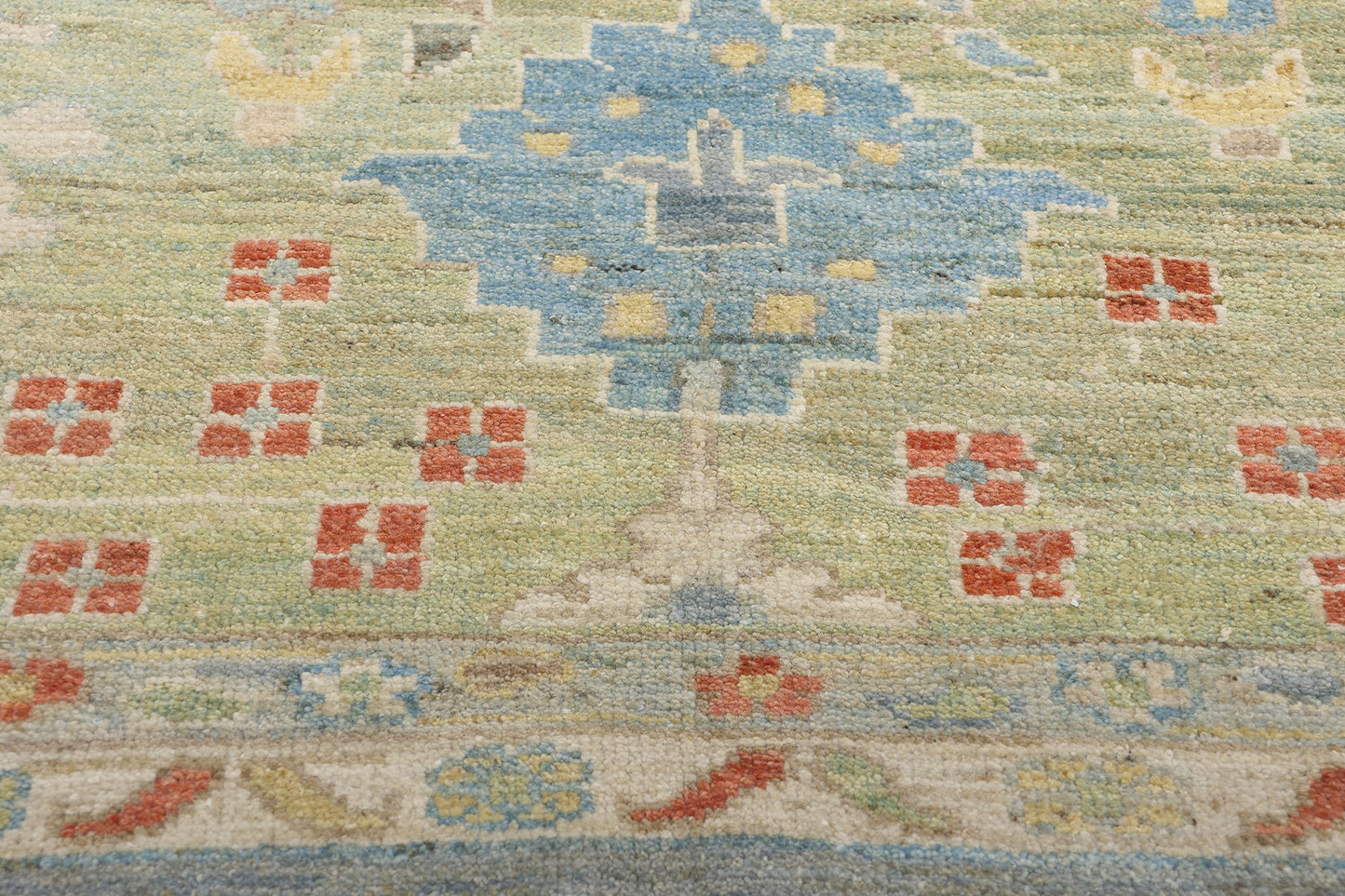 16 x 23 Modern Light Blue Persian Sultanabad Rug 61281