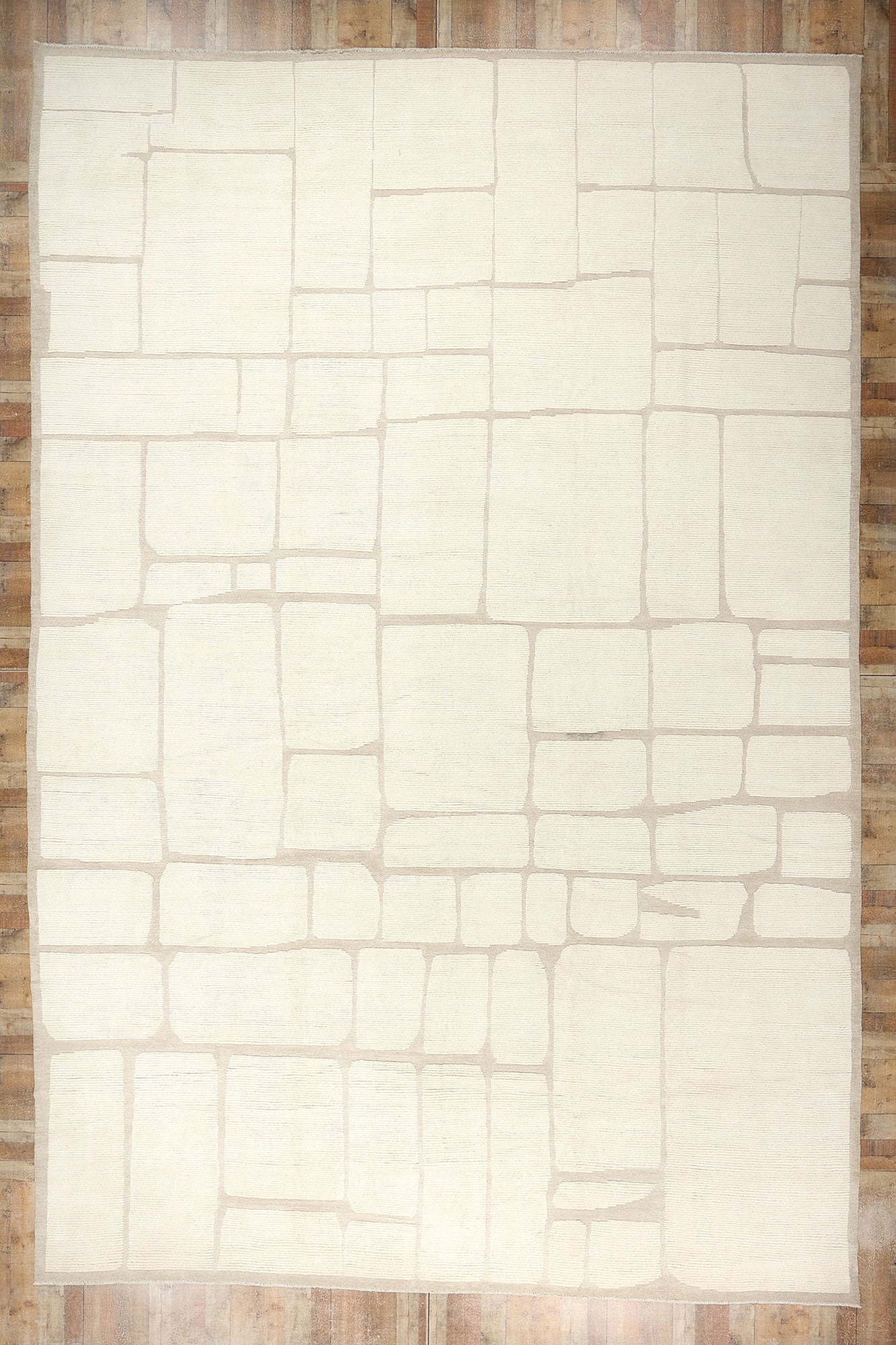 14 x 20 Organic Modern Moroccan High-Low Rug 81086